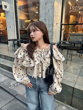 hichanさん（レディース・156cm）の冬コーディネート