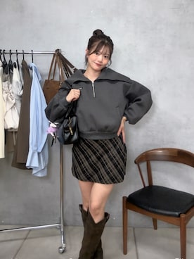 「スウェットコーデ」｜hichanさん（レディース・156cm）の秋コーディネート