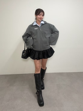 「Chico（チコ）のアイテム（スカート）」を使った、hichanさん（レディース・156cm）の秋コーディネート