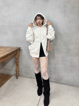 hichanさん（レディース・156cm）の冬コーディネート