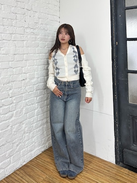 hichanさん（レディース・156cm）の冬コーディネート