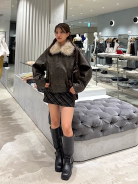 「アイテム（ブルゾン）」を使った、hichanさん（レディース・156cm）の夏コーディネート
