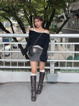 「アイテム（その他小物）」を使った、hichanさん（レディース・156cm）の秋コーディネート