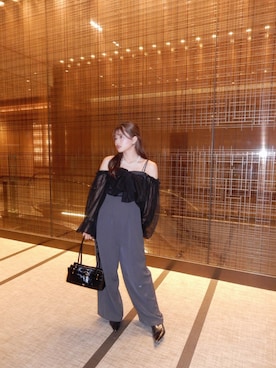 「アイテム（ドレス）」を使った、hichanさん（レディース・156cm）の秋コーディネート