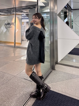 「アイテム（ブーツ）」を使った、hichanさん（レディース・156cm）の夏コーディネート
