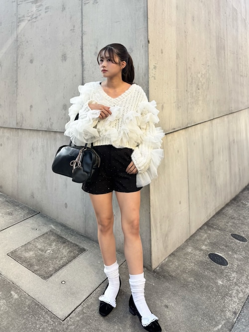 ラインストーンショートパンツ（その他パンツ）｜Chico（チコ）の