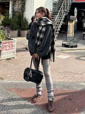 「アイテム（レッグウェア）」を使った、hichanさん（レディース・156cm・20代）の冬コーディネート