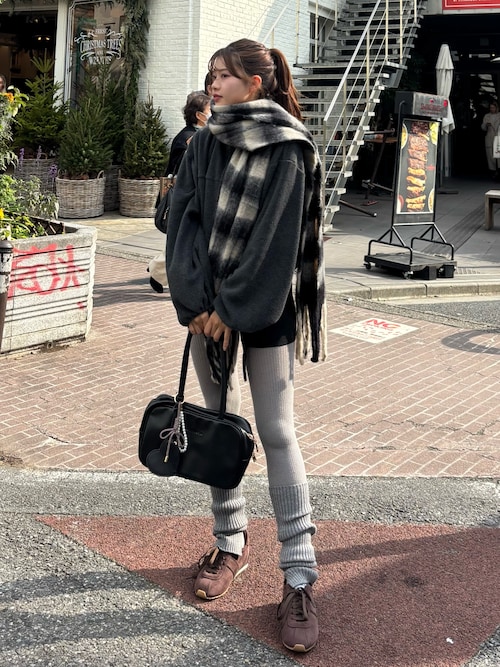 ボリュームチェックストール/マフラー（マフラー）｜Chico（チコ）の