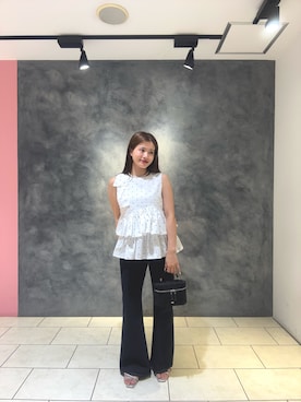 「フレア」｜hichanさん（レディース・156cm）の夏コーディネート