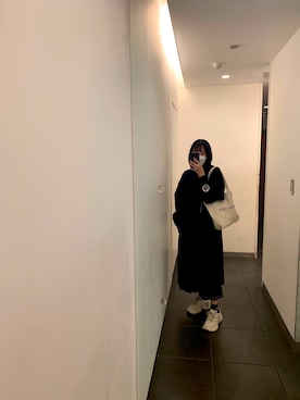 「MAISON KITSUNE」｜「アイテム（チェスターコート）」を使った、ari🍑さん（レディース・167cm）の春コーディネート
