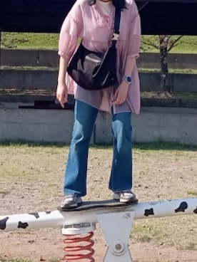 「GORGE（ゴージ）のアイテム（パンツ）」を使った、あねさん。さん（レディース・168cm）の夏コーディネート