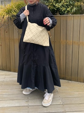 「Daily russet（デイリー ラシット）のアイテム」を使った、Dailyrusset ECさん（レディース・156cm）の春コーディネート