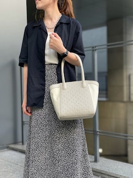 「Daily russet（デイリー ラシット）のアイテム」を使った、Dailyrusset ECさん（レディース・154cm）の夏コーディネート