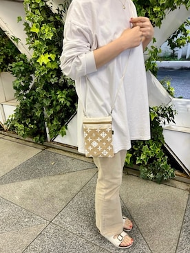 「ジュートバッグ」｜Dailyrusset ECさん（レディース・163cm）の春コーディネート