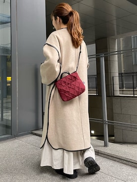 「ポシェット」｜Dailyrusset ECさん（レディース・154cm）の冬コーディネート