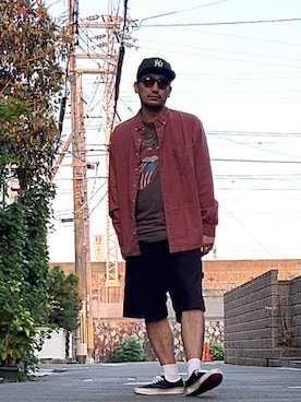 「アイテム（スニーカー）」を使った、たくみみみさん（メンズ・180cm・40代）の秋コーディネート