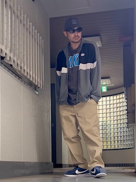 「アイテム（ジャージ）」を使った、たくみみみさん（メンズ・180cm）の秋コーディネート