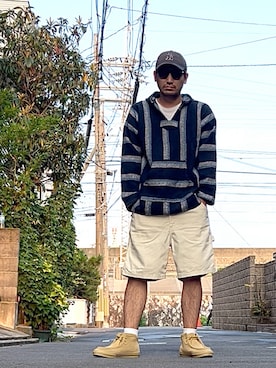 「アイテム（スニーカー）」を使った、たくみみみさん（メンズ・180cm・40代）の夏コーディネート