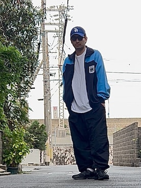 「アイテム（帽子）」を使った、たくみみみさん（メンズ・180cm・40代）の秋コーディネート