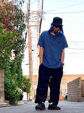 「アイテム（帽子）」を使った、たくみみみさん（メンズ・180cm・40代）の秋コーディネート