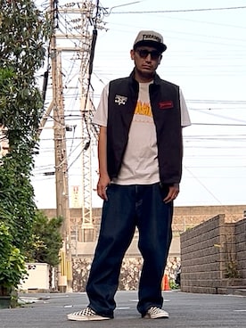 「アイテム（トップス）」を使った、たくみみみさん（メンズ・180cm・40代）の夏コーディネート