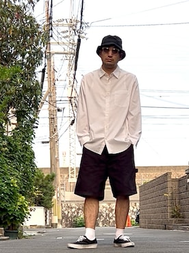 「アイテム（スニーカー）」を使った、たくみみみさん（メンズ・180cm）の夏コーディネート