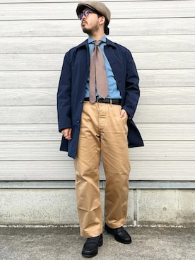 「ビジカジ」｜加藤さん（メンズ・166cm）の冬コーディネート