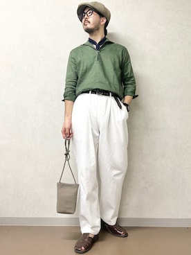 加藤さん(メンズ・166cm)の夏コーディネート