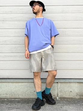 加藤さん(メンズ・166cm)の夏コーディネート