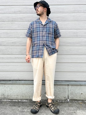 「SHIPS（シップス）のアイテム」を使った、加藤さん（メンズ・166cm）の秋コーディネート