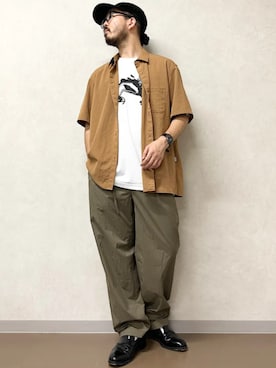 加藤さん(メンズ・166cm)の夏コーディネート