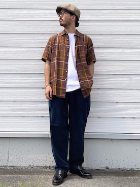 加藤さん(メンズ・166cm)の夏コーディネート
