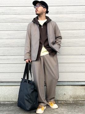 加藤さん(メンズ・166cm)の冬コーディネート