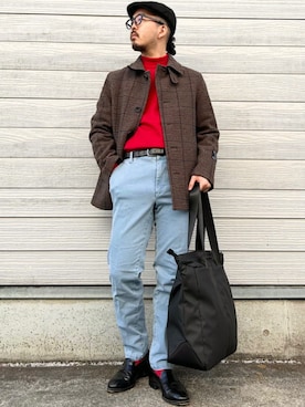 加藤さん(メンズ・166cm)の冬コーディネート