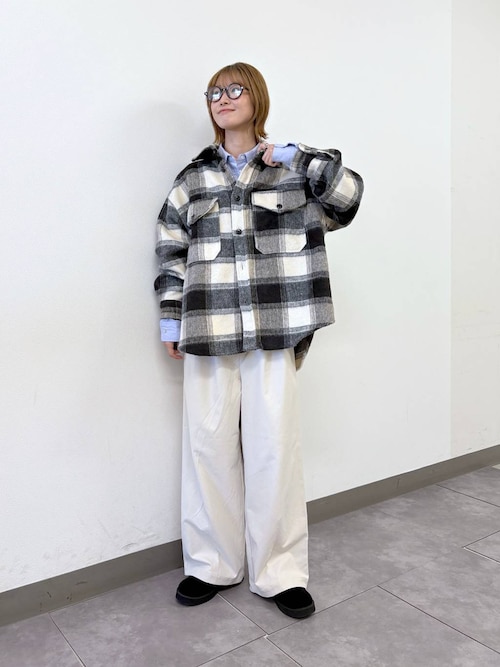 セール】シャギーチェックBIG CPOジャケット（ブルゾン）｜RAGEBLUE