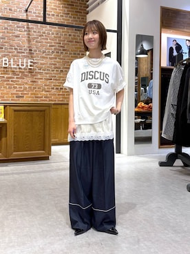 「RAGEBLUE（レイジブルー）のアイテム（アクセサリー）」を使った、nanamiさん（レディース・164cm）の春コーディネート