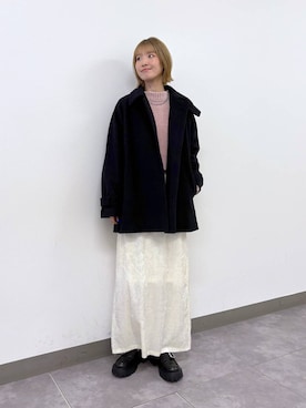 「RAGEBLUE（レイジブルー）のアイテム（ブルゾン）」を使った、nanamiさん（レディース・164cm）の冬コーディネート