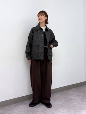 「RAGEBLUE（レイジブルー）のアイテム（Tシャツ/カットソー）」を使った、nanamiさん（レディース・164cm）の秋コーディネート