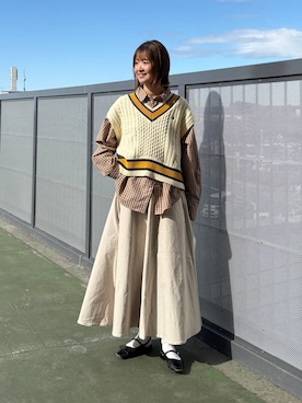 nanamiさん（レディース・164cm）の春コーディネート