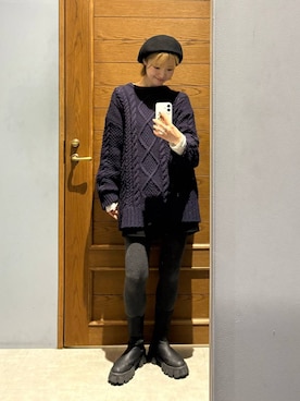 「RAGEBLUE」｜nanamiさん（レディース・164cm）の冬コーディネート