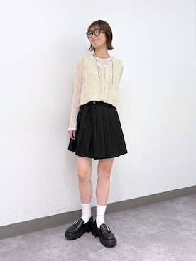 「アイテム（メガネ）」を使った、nanamiさん（レディース・164cm・20代）の夏コーディネート