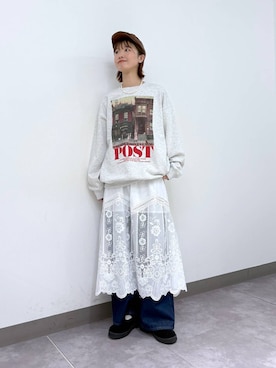 「RAGEBLUE（レイジブルー）のアイテム（アクセサリー）」を使った、nanamiさん（レディース・164cm）の秋コーディネート