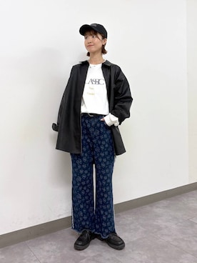 「RAGEBLUE（レイジブルー）のアイテム（帽子）」を使った、nanamiさん（レディース・164cm）の秋コーディネート