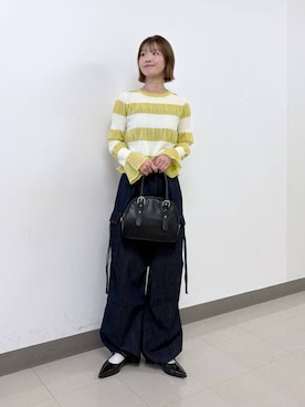 「RAGEBLUE（レイジブルー）のアイテム（バッグ）」を使った、nanamiさん（レディース・164cm）の春コーディネート