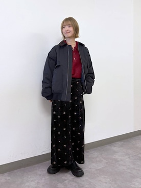 「RAGEBLUE」｜「アイテム（ジャケット/アウター）」を使った、nanamiさん（レディース・164cm）の冬コーディネート