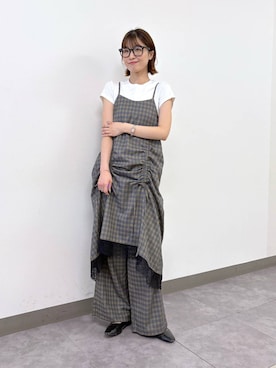 「アイテム（メガネ）」を使った、nanamiさん（レディース・164cm・20代）の夏コーディネート