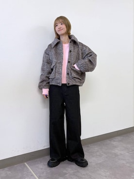 「アイテム（ブルゾン）」を使った、nanamiさん（レディース・164cm・20代）の秋コーディネート