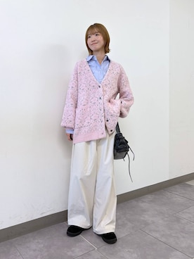 「アイテム（チノパンツ）」を使った、nanamiさん（レディース・164cm・20代）の秋コーディネート