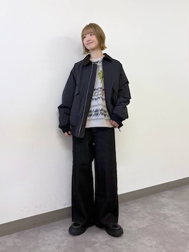 「アイテム（ダウンジャケット/コート）」を使った、nanamiさん（レディース・164cm・20代）の秋コーディネート