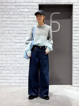 「RAGEBLUE（レイジブルー）のアイテム（帽子）」を使った、nanamiさん（レディース・164cm）の秋コーディネート